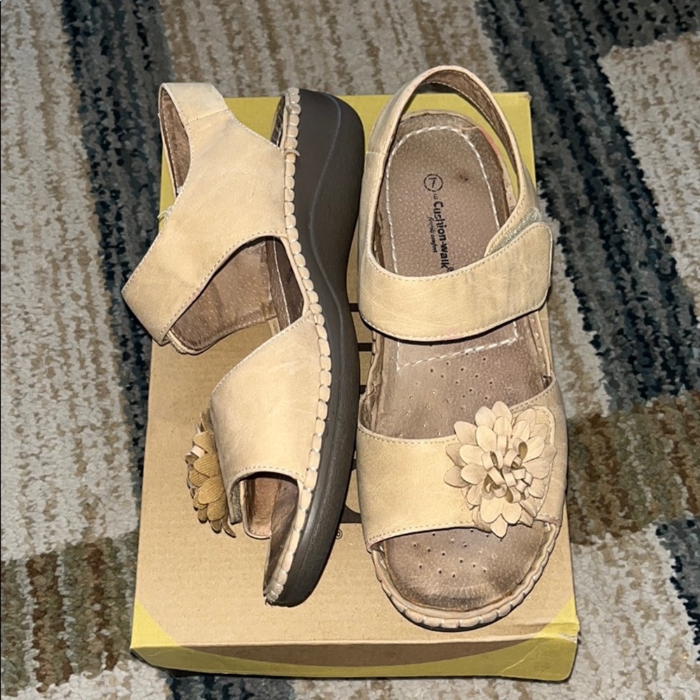 Tan sandals
